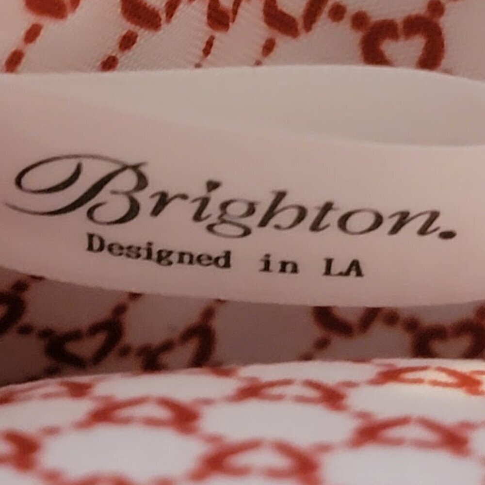 Brighton "LOVE SCROLL" Canvas Crossbody Bag - Picture 7 of 11